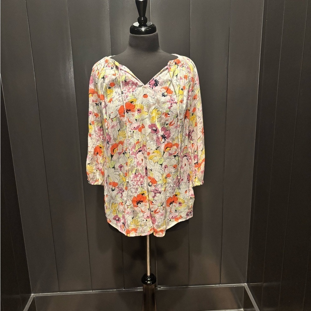 CHAPS Floral Women's Top - Multicolor - Picture 1 of 5